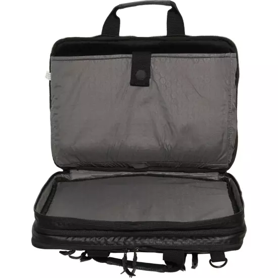 HEX Nero Laptop HX2551-BKR Briefcase in Black Ripstop Expandable Water Repellent