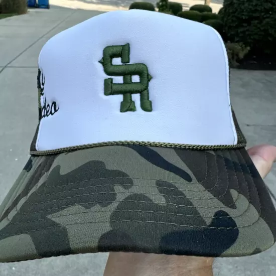 Stevenson Ranch Trucker Hat NMFR White/Camo