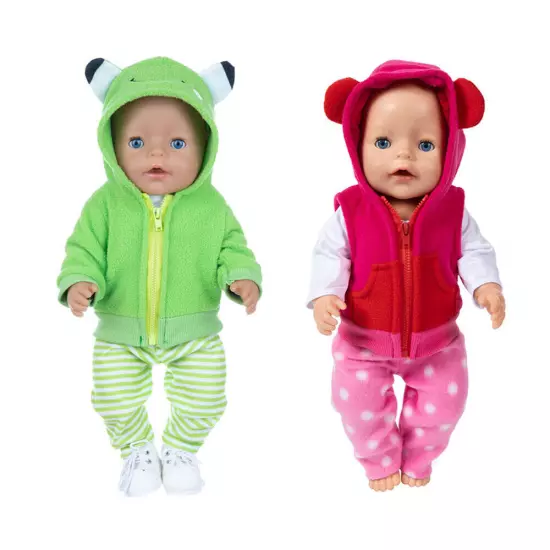 Newborn Baby Clothes 3PCS/Set Dolls Outfit for 14~16 inch Reborn Boy&Girl Dolls