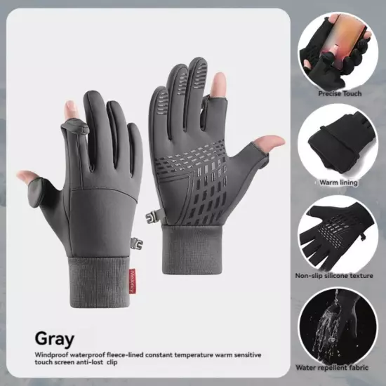 Winter Outdoor Sports Running Glove Warm Touch Screen Fitness Full Finger Gloves