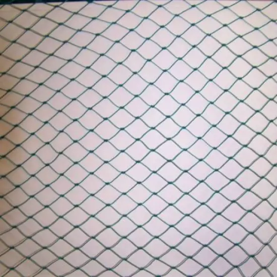 18' x 4 1/2' Repair Net for Decoy net Green Polyethylene Netting 3/4" Mesh #9