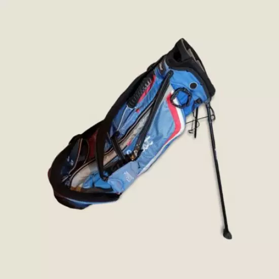 Titleist Stand Carry Golf Bag 3 Way Dividers Blue Red White lightweight 