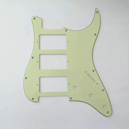 HHH Prewired Loaded Strat Pickguard Set Ainico 5 Humbucker Pickups for Fender ST