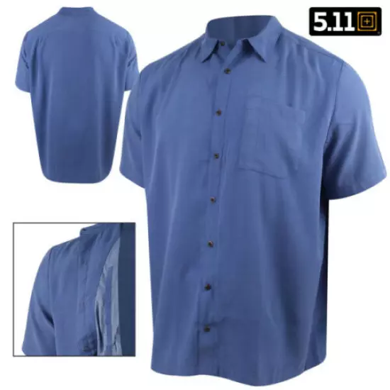 5.11 Tactical Covert Select Pro S/S Shirt - Size L - 2XL - Cobalt Blue - NEW!