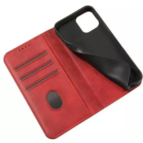 For iPhone 16 15 14 13 12 11 Plus Pro Max Mini Leather Magnetic Flip Wallet Case