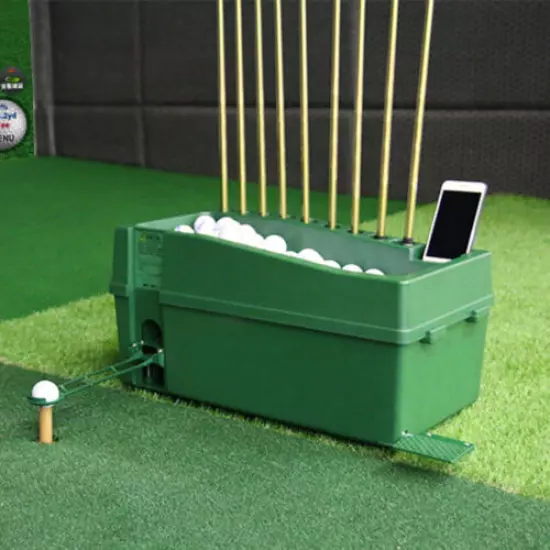 Automatic Golf Ball Pitching Machine Golfball Dispenser Powerless Golf Practice