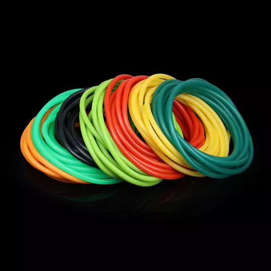 Natural Latex Tube Rubber High Elastic Hose Catapult Tension Band Colorful