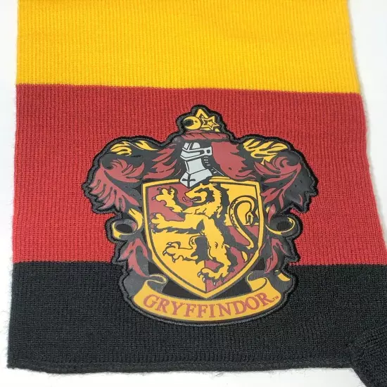 Bioworld Harry Potter Gryffindor Hogwarts Striped Sweater Scarf OSFM One Size