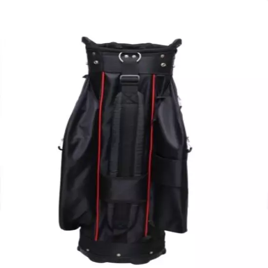 Majek Premium Men's Black Golf Bag 9.5 inch 14-way Top with Putter Sleeve