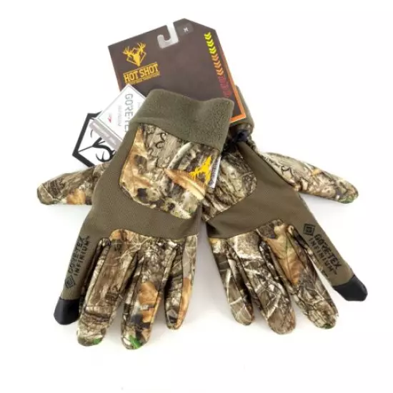 Hot Shot Men's RealtreeEdge Kodiak Touch Glove w/ Gore Camo Hunting G0E-281C-M