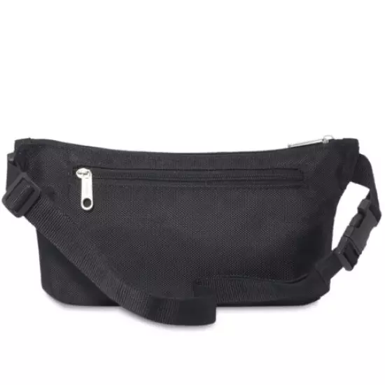 Unisex Hip Bag Belt Bag Waist Bag Picard Bag Fabric Black