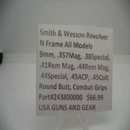 Part#243800000 Smith & Wesson Revolver N Frame All Models Factory New