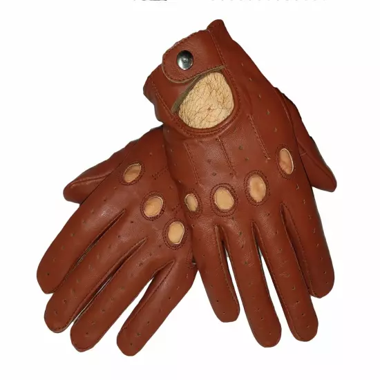 Genuine Leather Driving Gloves 