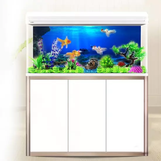 Adhesive Seaworld Background Poster for Aquarium Fish Tank Decoration 61 X 41cm