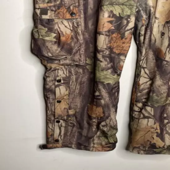 Military XL Cargo Pants Camo Camouflage Big Bill Hunting Mens Extendable Fleece