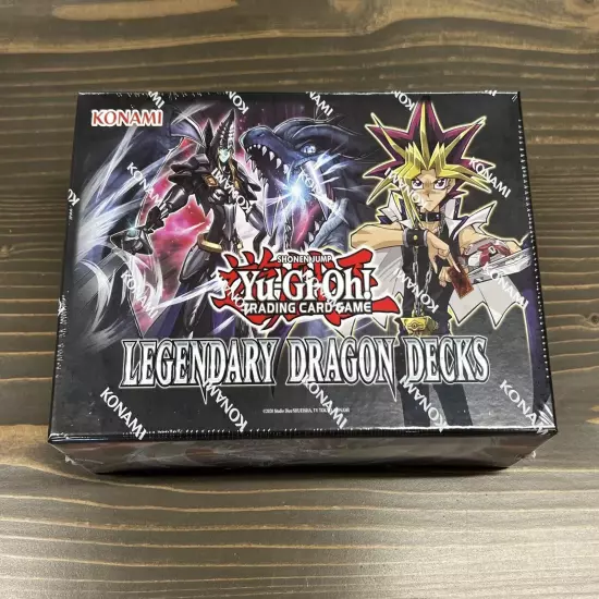 Yugioh Legendary DRAGON Decks Box Set Brand New Factory Sealed!