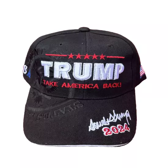 TRUMP 2024 Save America Take America Back HAT Embroidered Donald Trump Hat Cap