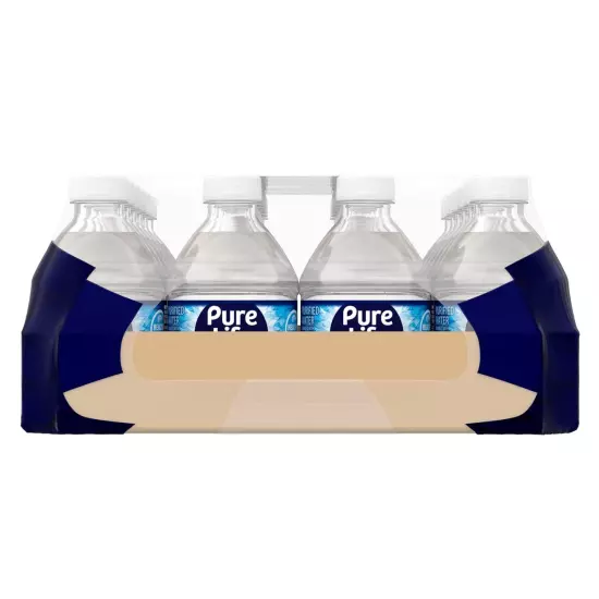 Pure Life, Purified Water, 8 Fl Oz, Plastic Bottled Water, 24 Pack *FRESH*