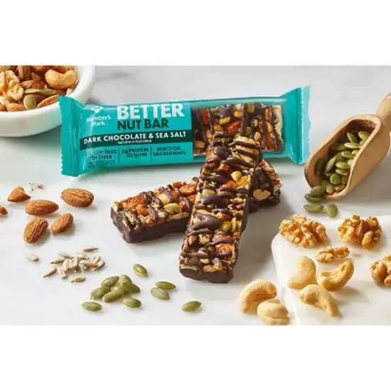 Member'S Mark the Better Nut Bar, Dark Chocolate and Sea Salt, 24 Ct.