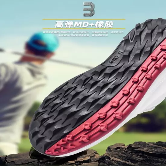 Professional Men's Golf Training Shoes Waterproof Non-slip Outdoor Casual Shoes 