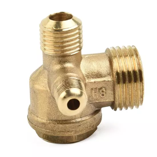 Check Valve Connector Tool Tool Accessories 3 Port Brass Durability Gold