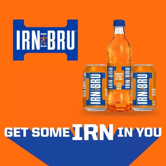 Thirst-Quenching Irn Bru - Original Flavor Soft Drink, 12 Bottles of 16.9 oz