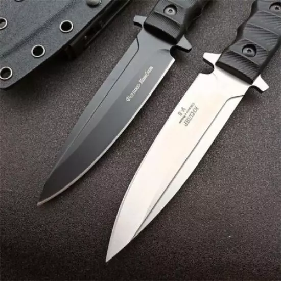 9'' New D2 Blade Nylon Glass Fiber Handle Full Tang Survival hunting knife VTH06