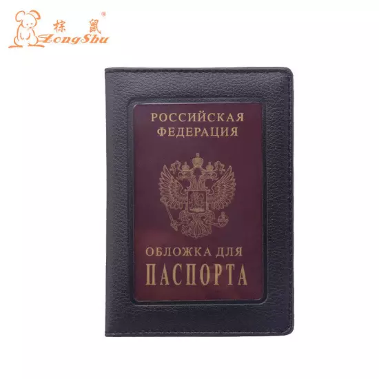 Travel Passport Holder Wallet Holder RFID Blocking Leather Card Case Cover