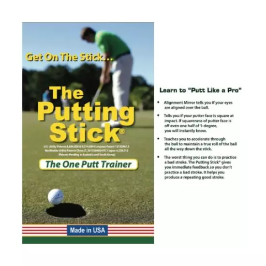 TPK Golf Training Aids - The Putting Stick Pro - Putting Training Aid for Gol...