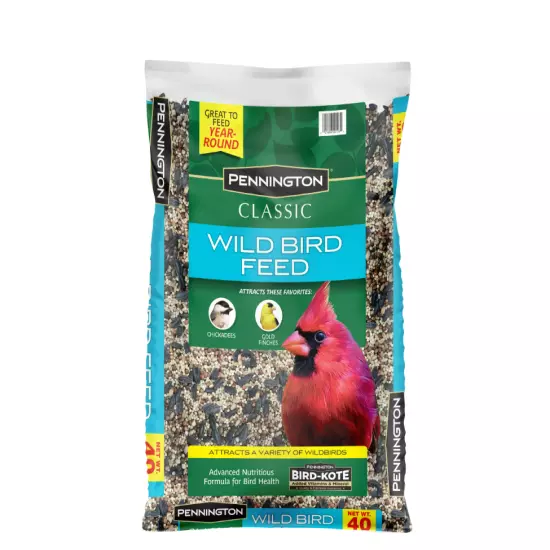 PLT Pennington Classic Wild Bird Feed and Seed, 40 lb. Bag