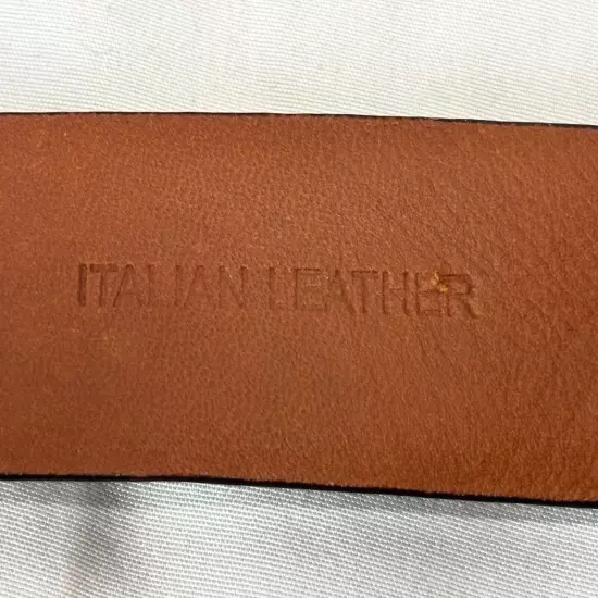 Polo Ralph Lauren Italian Leather Belt Sz 34 Men’s Caramel Brown 