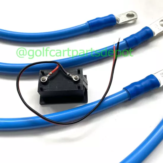 4 Awg Club Car Precedent Golf Cart Battery Cable Set 4 Awg 8 VOLT 2004-UP BLUE