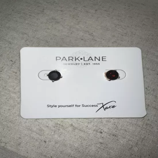 Park Lane Burgandy Impression Earrings, Rose Gold Color, 3 carts each, NIB