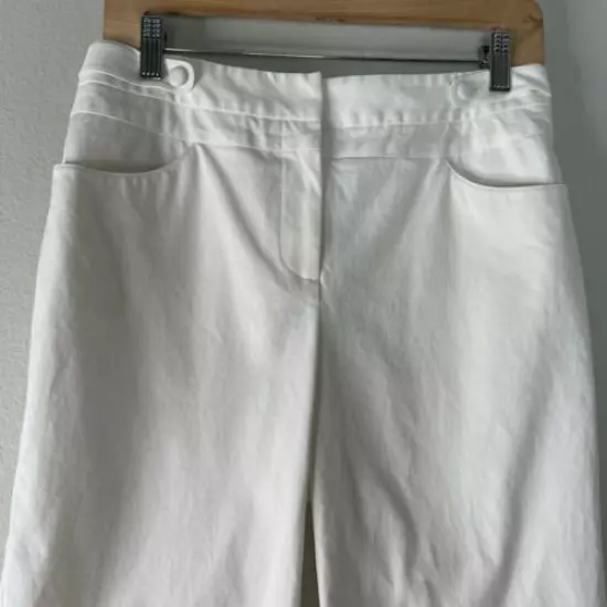 Cutter & Buck Womens Golf Bermuda Shorts Ivory Size 6