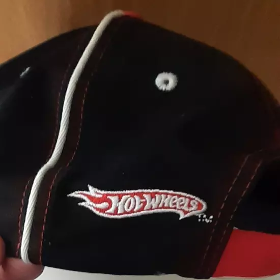 HOT WHEELS Retro 40th Anniv. Since 1968 Black & Red Baseball Hat Cap NWOT