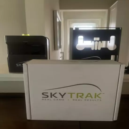 SkyTrak Launch Monitor golf simulator with Metal Protective Case