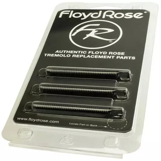 Genuine Floyd Rose FRTSNBK Noiseless Guitar Tremolo Springs - BLACK, Set of 3