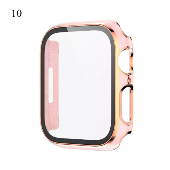 For Apple Watch Series 7 6 5 4 SE 3 2 iWatch Matte Protective Screen Cover Case(