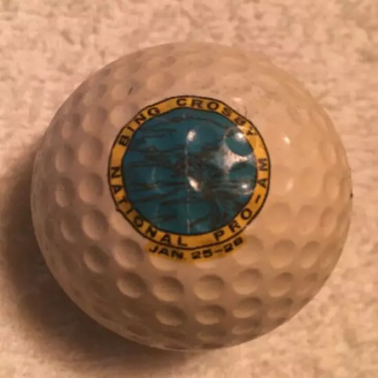  "1962 Bing Crosby National Pro-Am / GARY PLAYER.....Super LOGO BALL