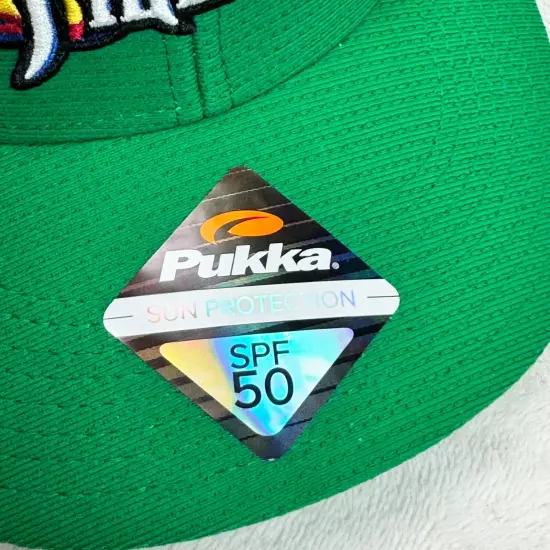 Pukka Baseball Cap Hat Firebirds Light of Christ Green Tech Fabric Sun Protect