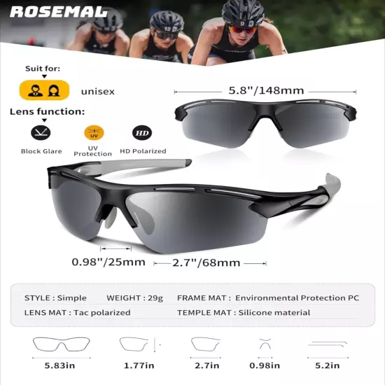 GIESSEN Tac Polarized Sports Sunglasses