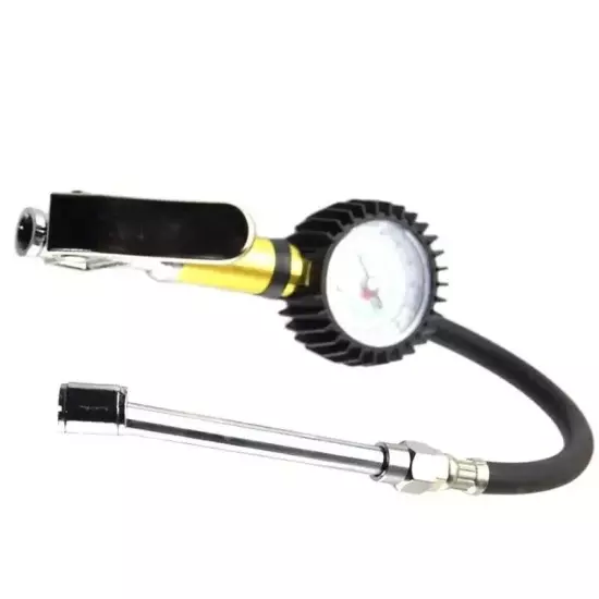 Tire Pressure Gauge, Heavy Duty Tire Inflator High Precision Tire Pressure Gun