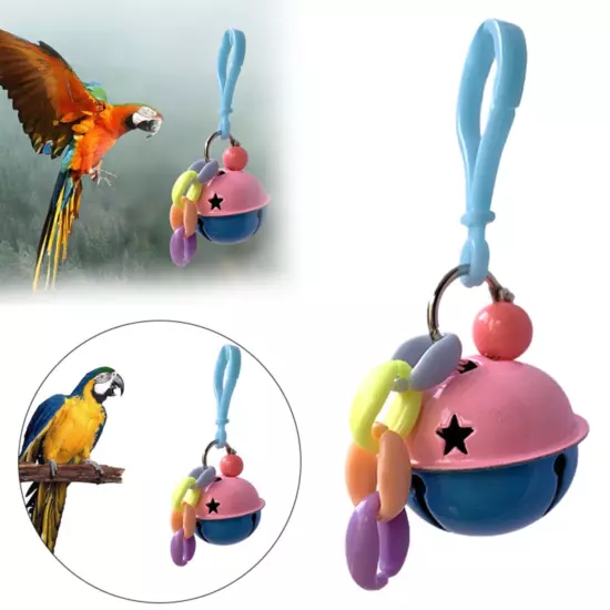 Parrot Toy Bell Joyful Play The Favorite Of Small Medium Sized Parrots Bell Toy.