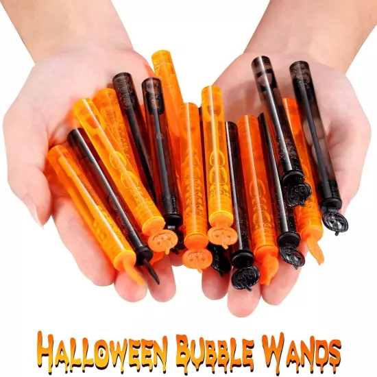 80 Pack Halloween Bubble Wands,Mini Wands for Party... 