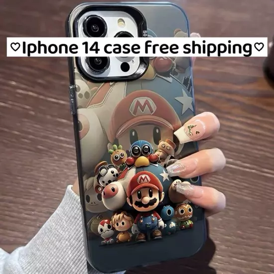 New Pokémon Mario Novelty Phone Case For iPhone 14