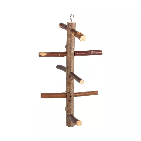  Birds Perches Cage Stand Toy Hanging Wooden Activity Branches Climbin LLI