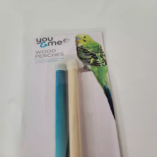 You & Me Bird Wood Perches 18in Long New