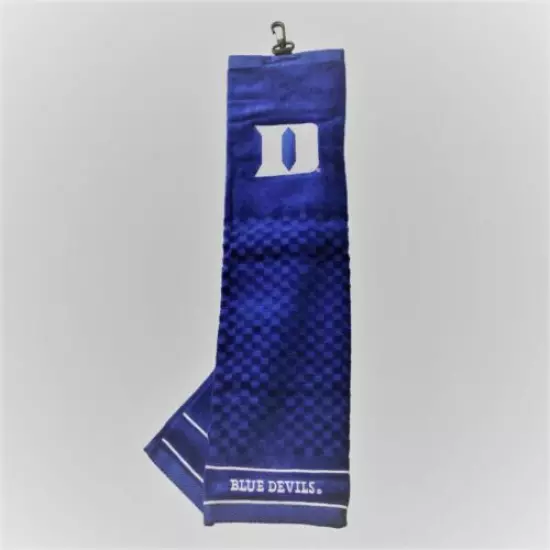 NCAA Embroidered Tri-fold Golf Towel - Duke Blue Devils