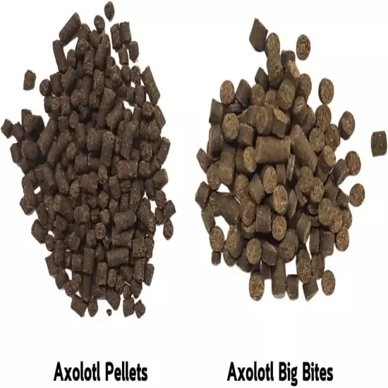 Axolotl Big Bites - Fast Sinking, Soft Pellet Daily Diet for Axolotls, Newts, Sa