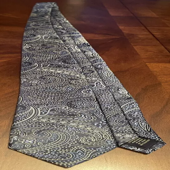 U.S. Polo ASSN. Blue Gray Hand Made 100% Polyester Men’s Neck Tie Made In China